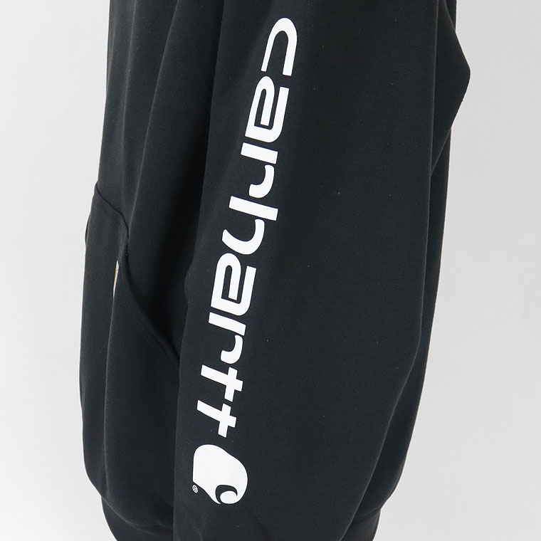 【CARHARTT】袖ロゴプルパーカー