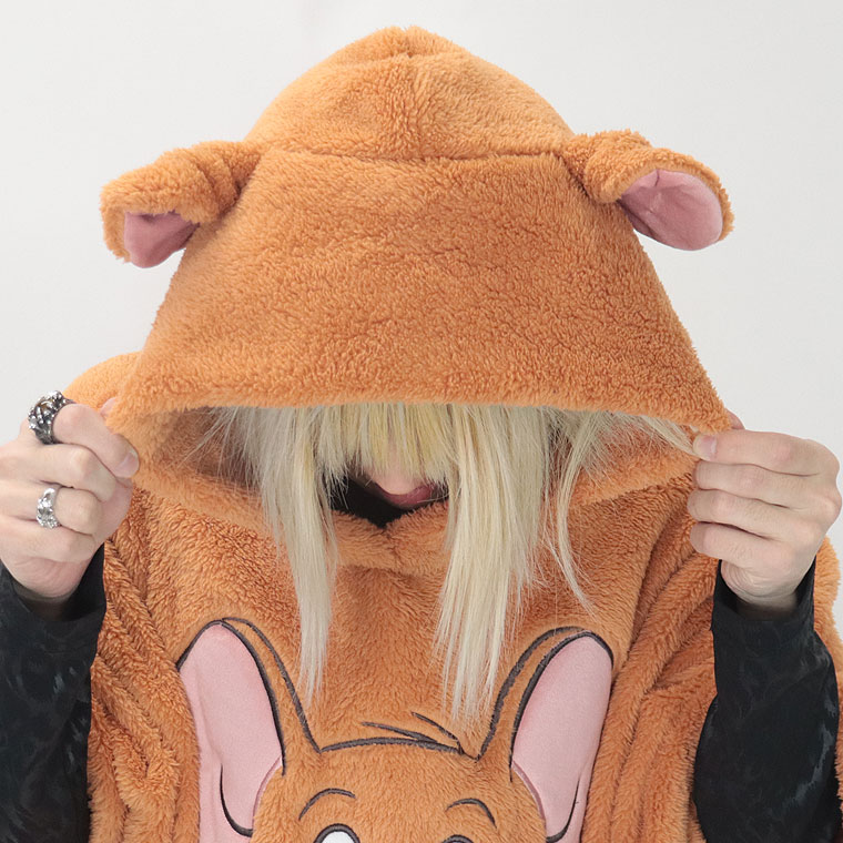 SALE【トムとジェリー】両面ボアポンチョTOMandJERRY(ペアルック/ユニ