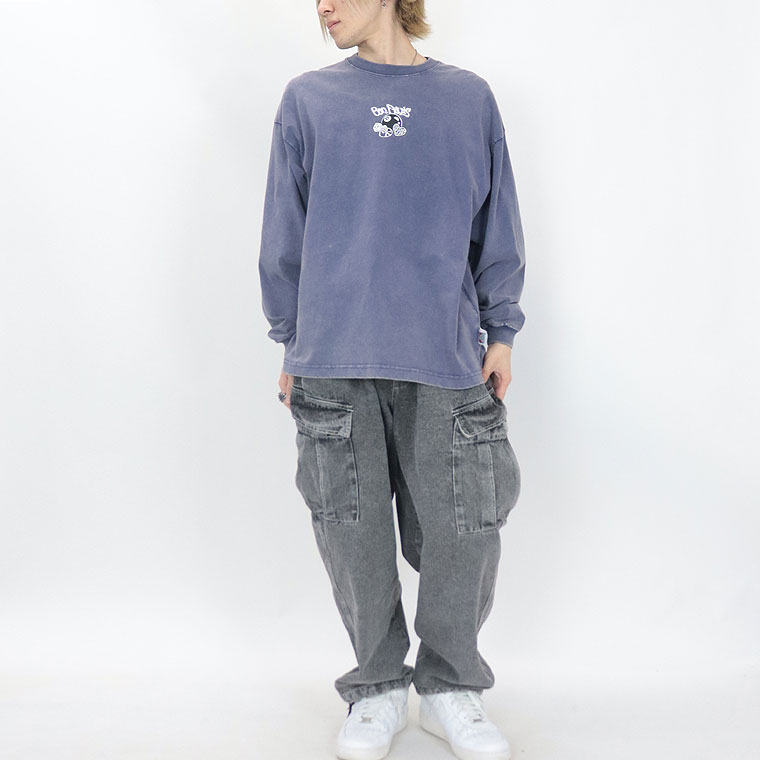 ラスワンセール３５％OFF【BEN DAVIS(ベンデイビス)】8ボール＆ダイス長袖T(ペアルック・アメカジ系)