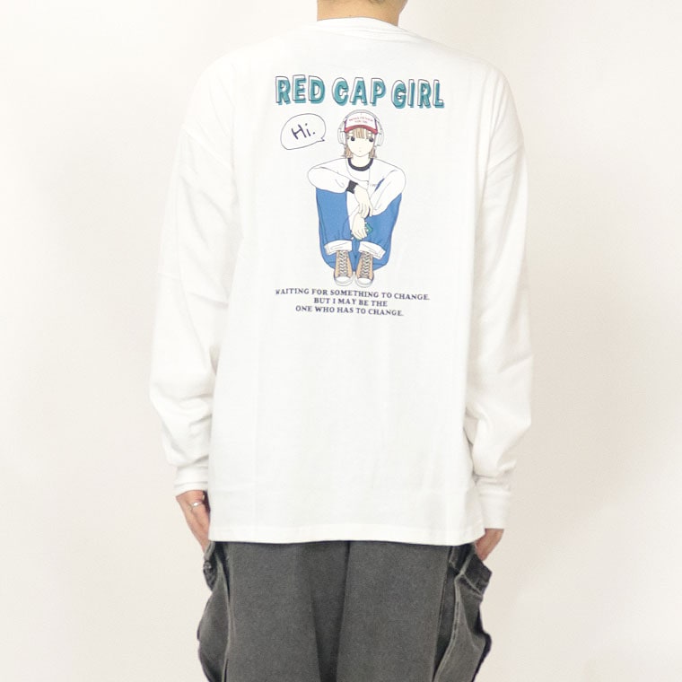 バックプリントBANANAGIRL長袖Tシャツ　 Lサイズ バックプリントBANANAGIRL長袖Tシャツ Lサイズ バックプリント