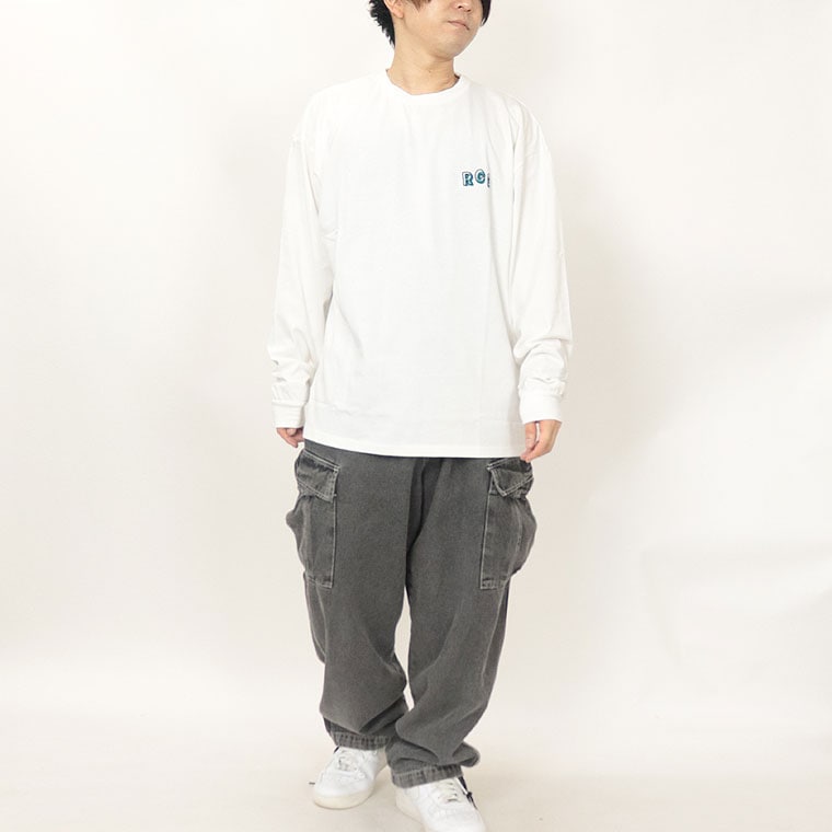 バックプリントBANANAGIRL長袖Tシャツ　 Lサイズ X-girl エックスガール 長袖 Tシャツ レディース ロンT ラグラン