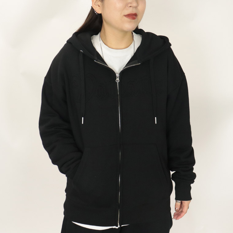 【RE730】クロスエンボスZIPパーカー