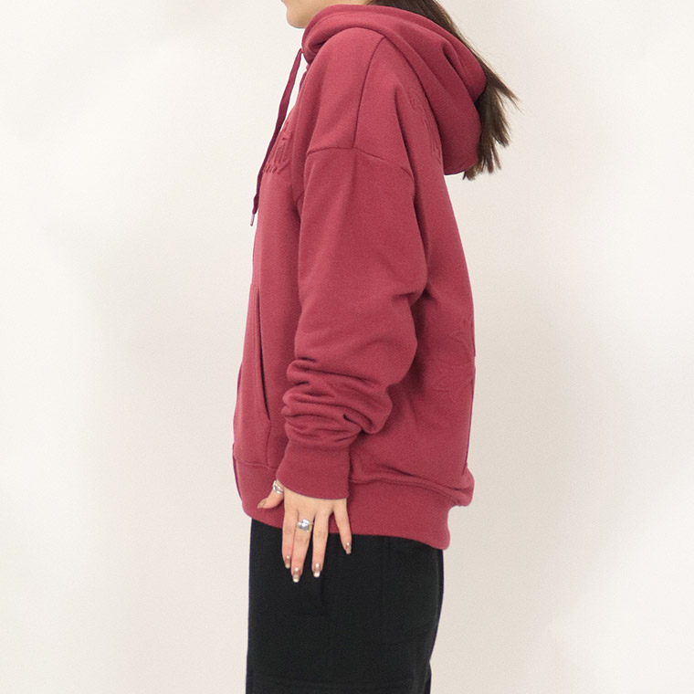 【RE730】クロスエンボスZIPパーカー