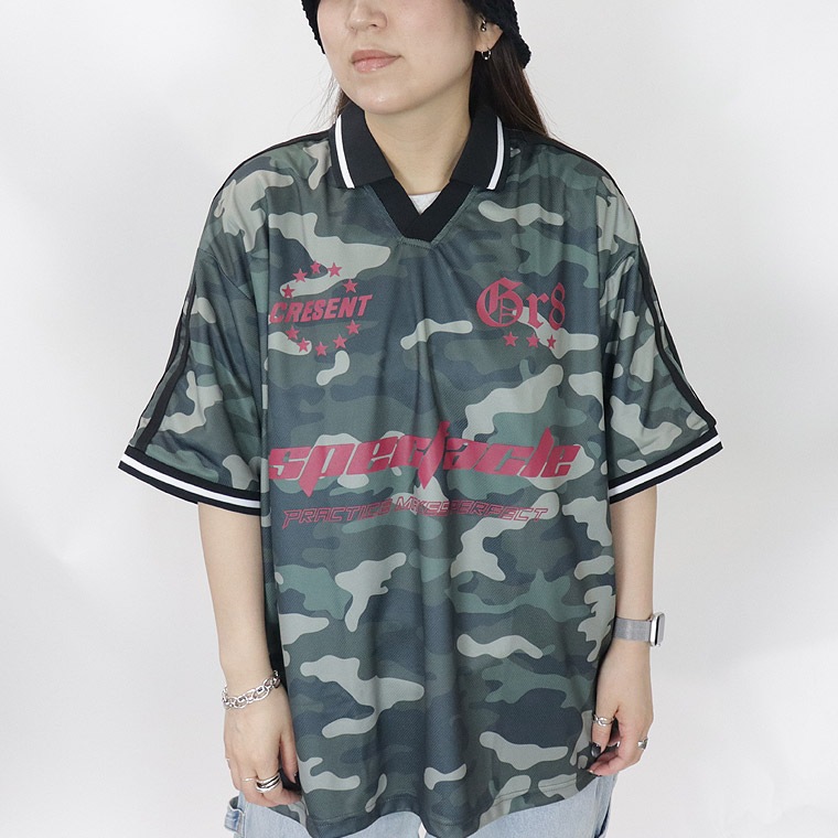 総柄サッカーデザインTシャツ | 店舗から探す,1号店,トップス | lax