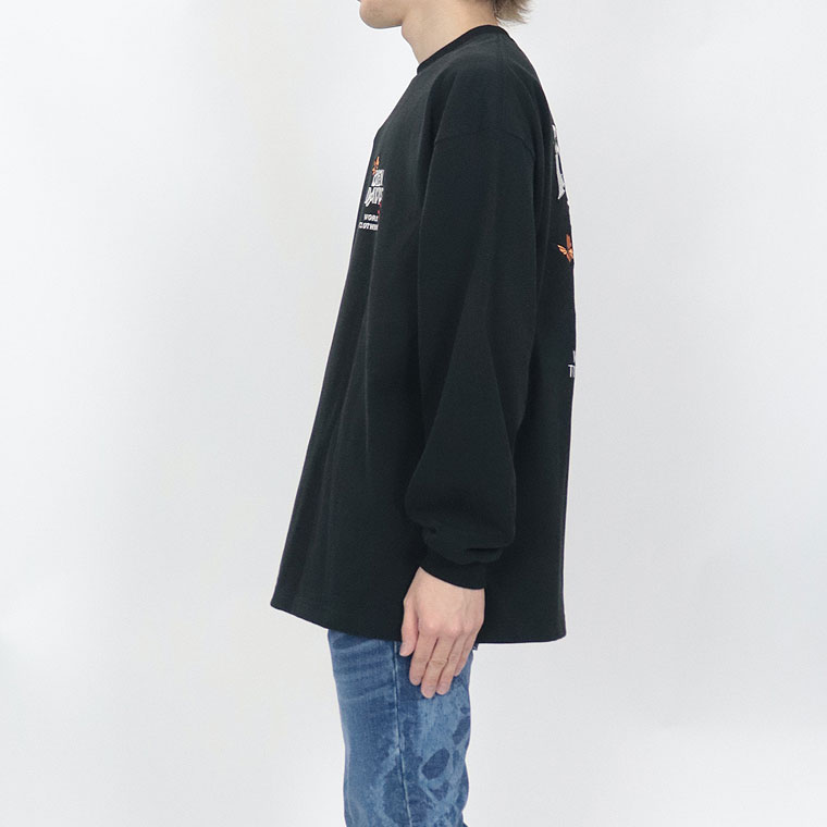 2024春物新作【BEN DAVIS(ベンデイビス)】刺繍長袖Ｔシャツ(ペアルック・アメカジ系)