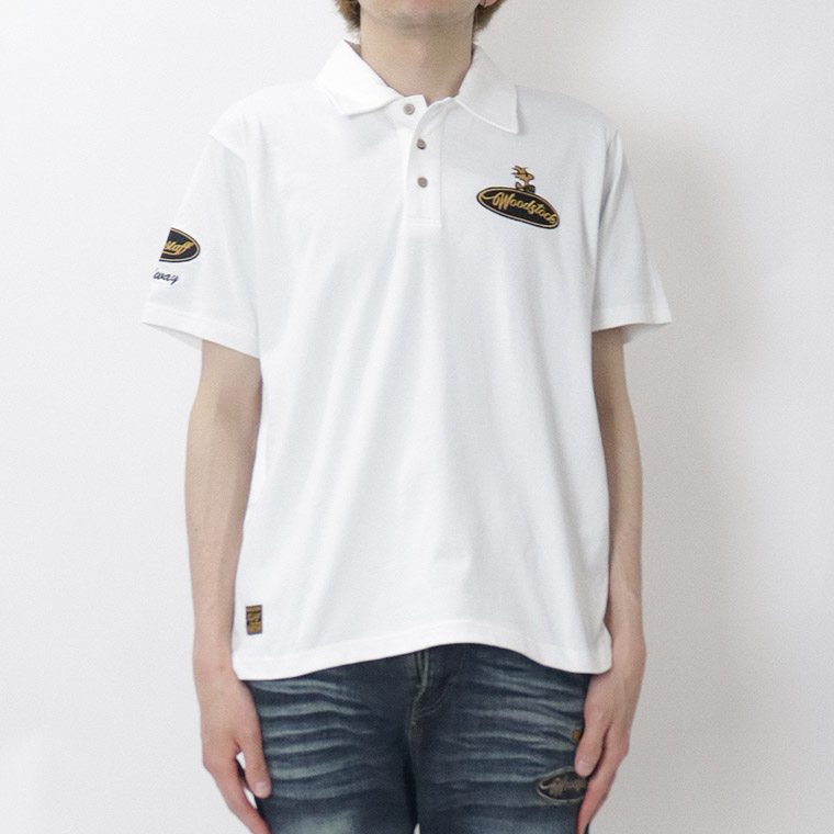 【SNOORYコラボ】バイカー刺繍半袖ポロシャツ