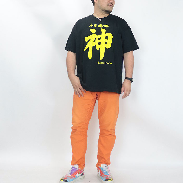 【大きいサイズ】おもしろTシャツ (ある意味 神)