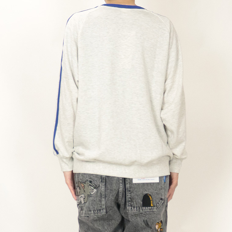 MLBバックプリント ラインクルーネックトレーナー