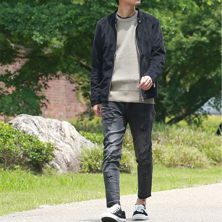 PUライダースジャケット