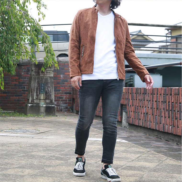 PUライダースジャケット