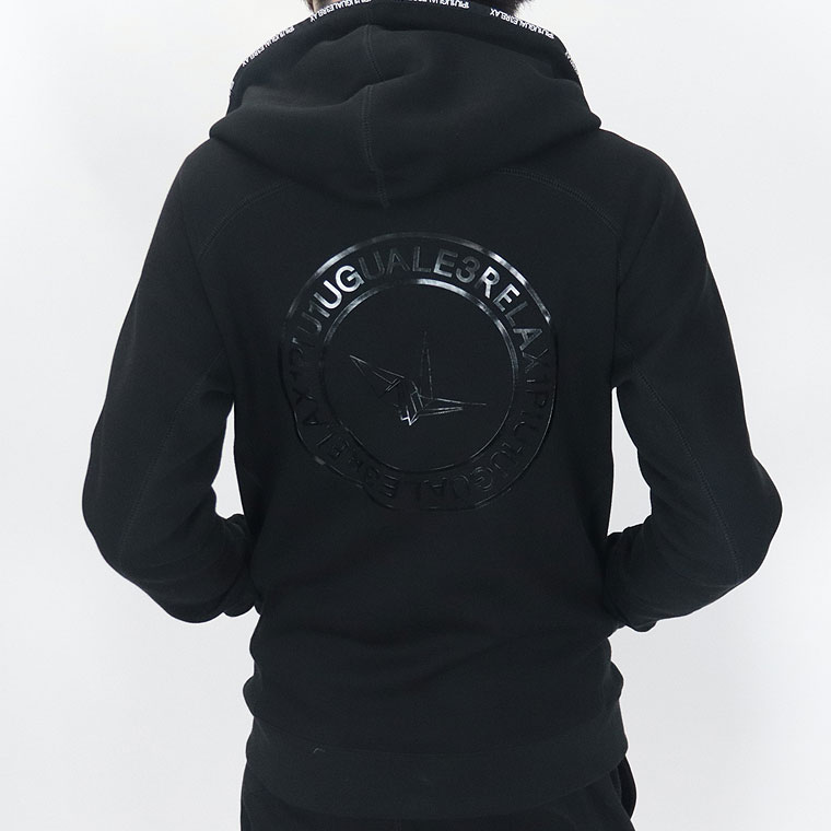 【1PIU】HEAVY FLEECE CIRCLE LOGO HOODIE