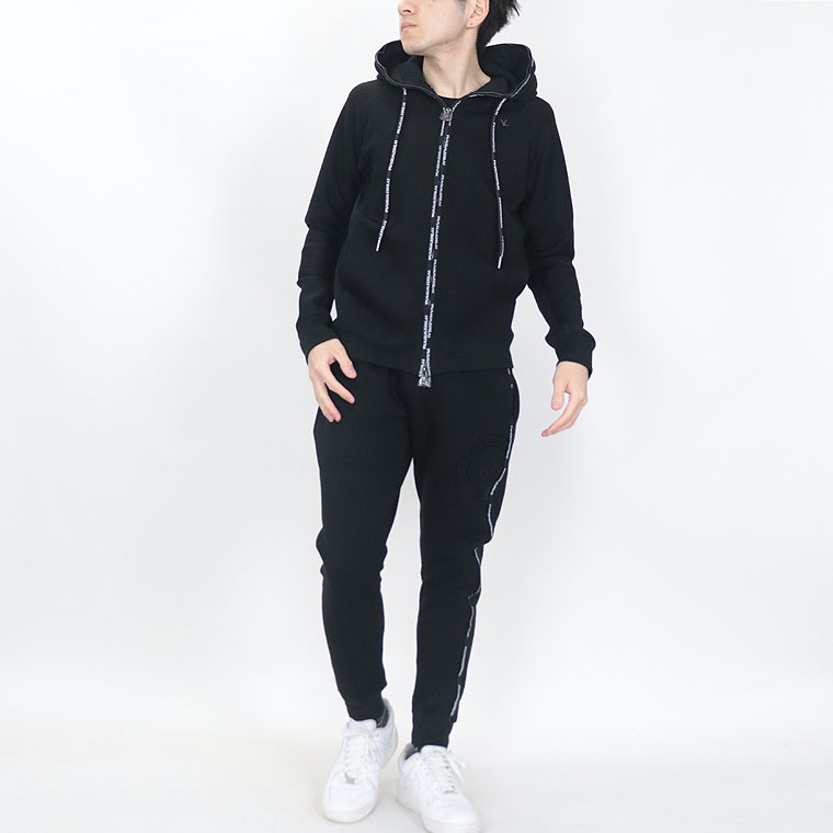 【1PIU】HEAVY FLEECE CIRCLE LOGO HOODIE