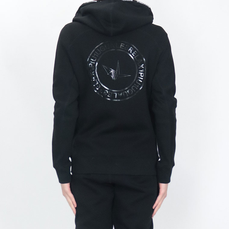 【1PIU】HEAVY FLEECE CIRCLE LOGO HOODIE