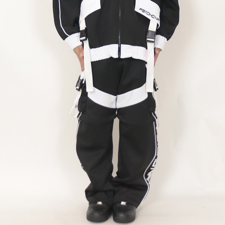 【PSYCHONATION】サイバー切替カーゴジャージパンツ