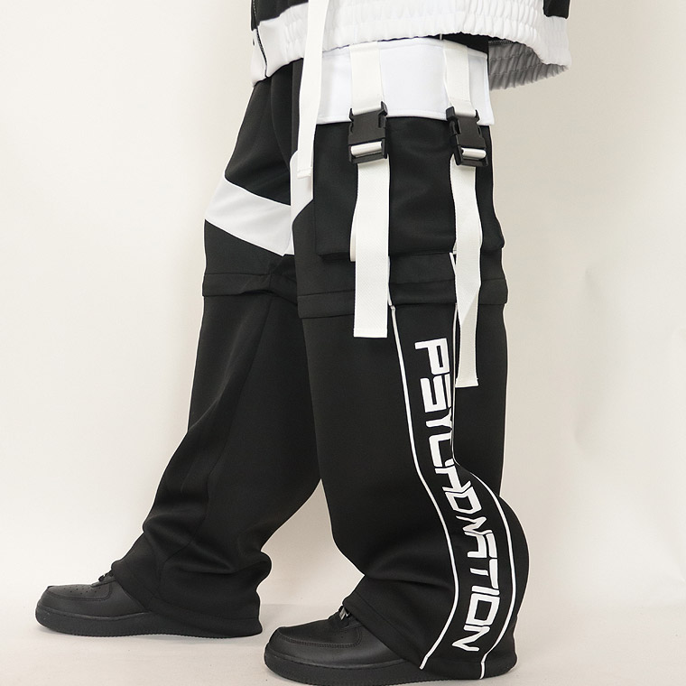 【PSYCHONATION】サイバー切替カーゴジャージパンツ