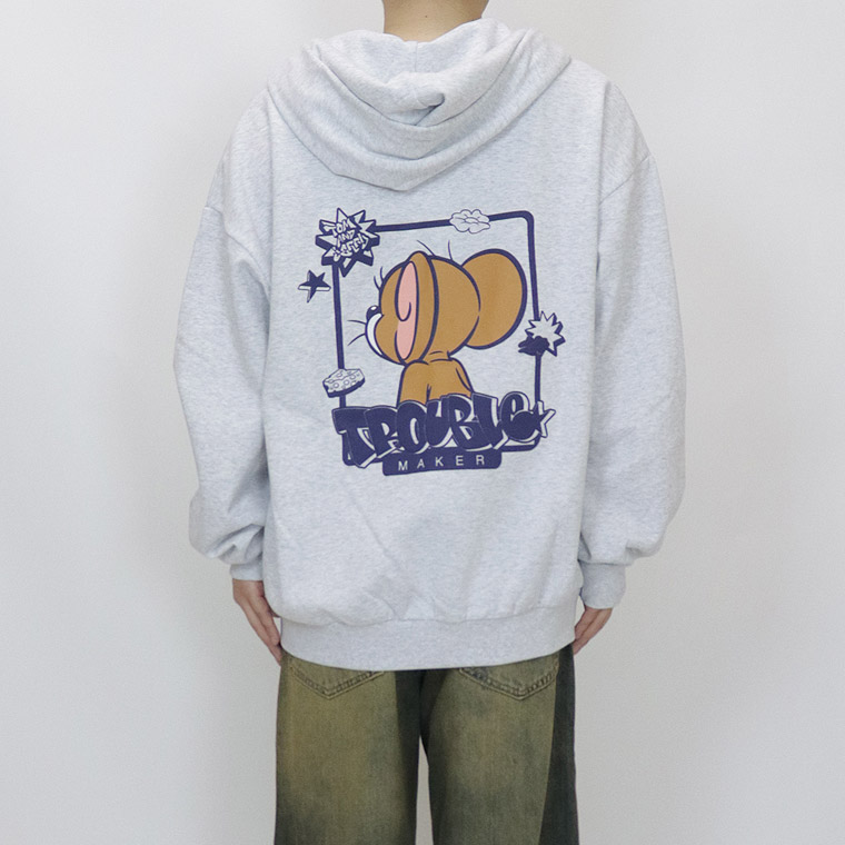 【TOM&JERRY】GRAFFITI ZIP PARKA