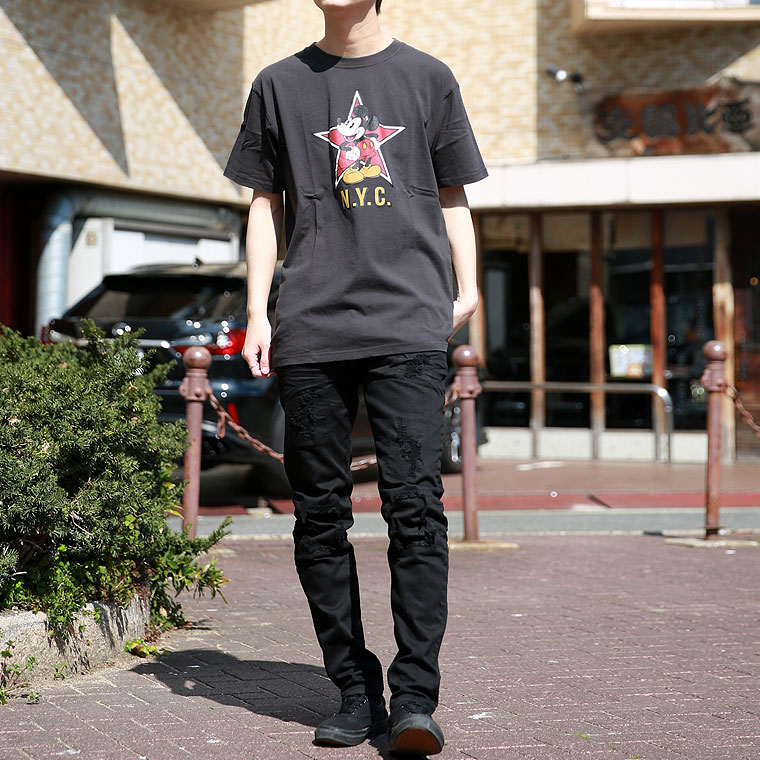 Schott ディズニー コラボ N.Y.CTシャツ
