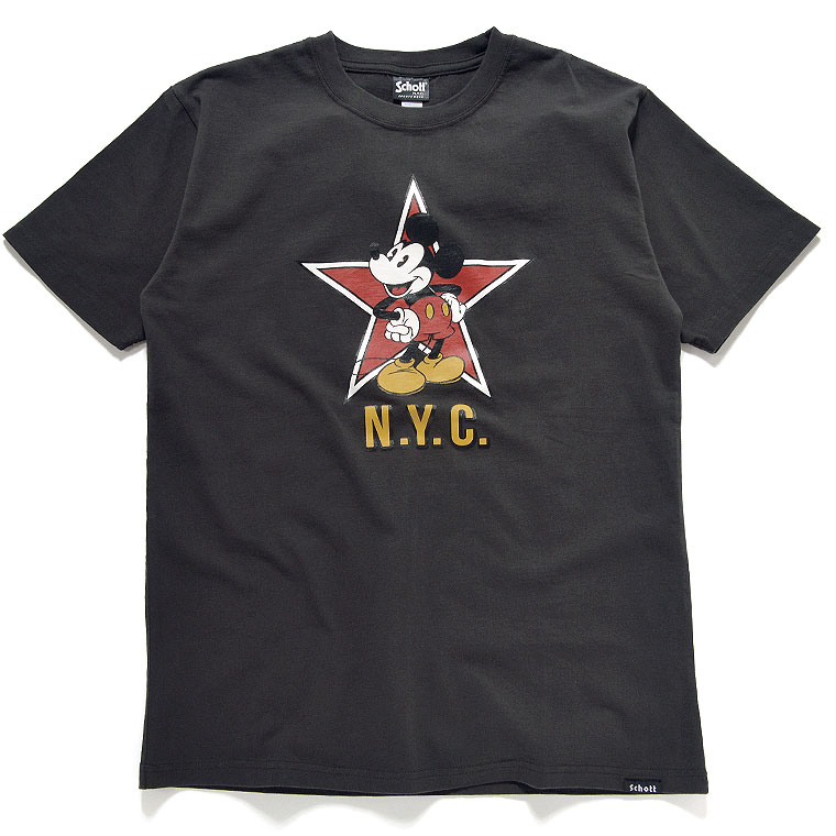 Schott ディズニー コラボ N.Y.CTシャツ