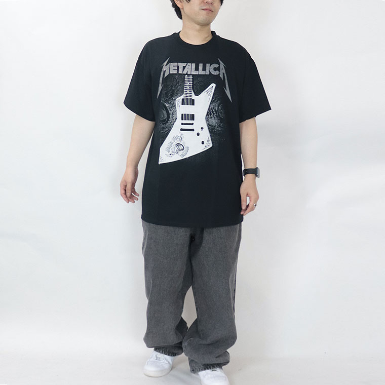 【ROCK TEE】METALLICA PAPA HETプリント半袖Tシャツ