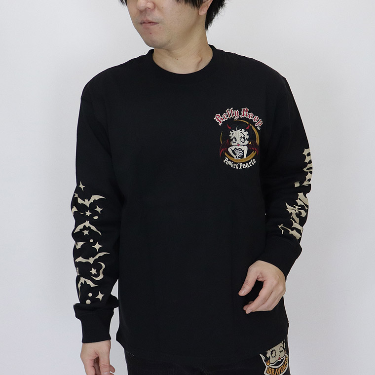 【BETTYコラボ】天竺長袖Tシャツ デビル