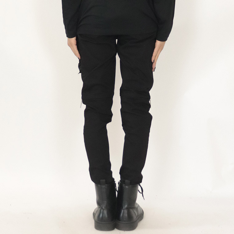 ZIPデザインストレッチスキニーパンツ