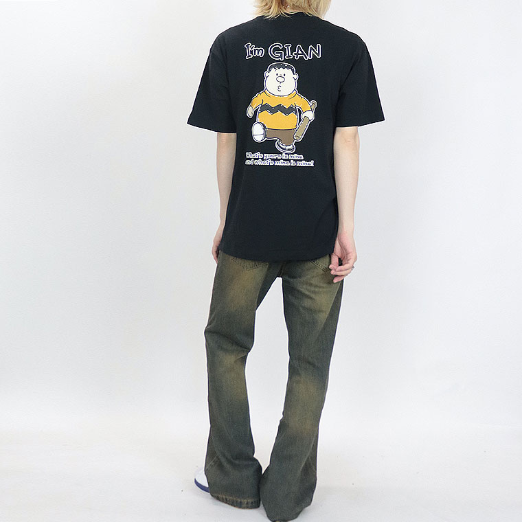 【ジャイアン/ドラえもん】プリント/半袖Ｔシャツ (ペアルック・アメカジ系)