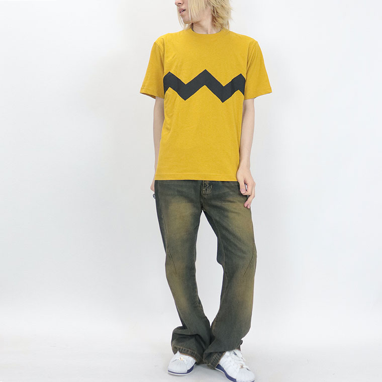【ジャイアン/ドラえもん】プリント/半袖Ｔシャツ (ペアルック・アメカジ系)