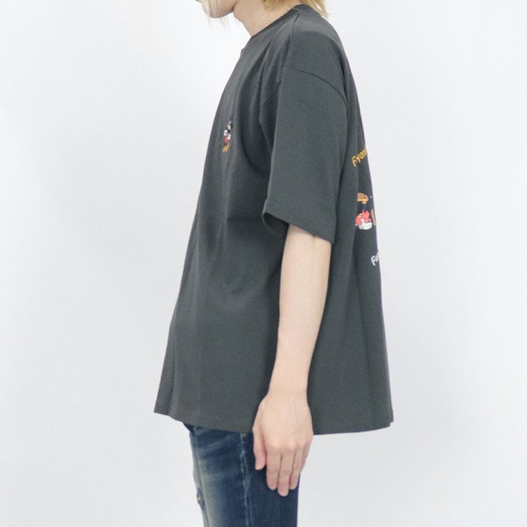 夏物先行セール55％OFF【Disney/ミッキー】ミッキー半袖Ｔシャツ/バックプリント&刺繍/(ペアルック・アメカジ系)
