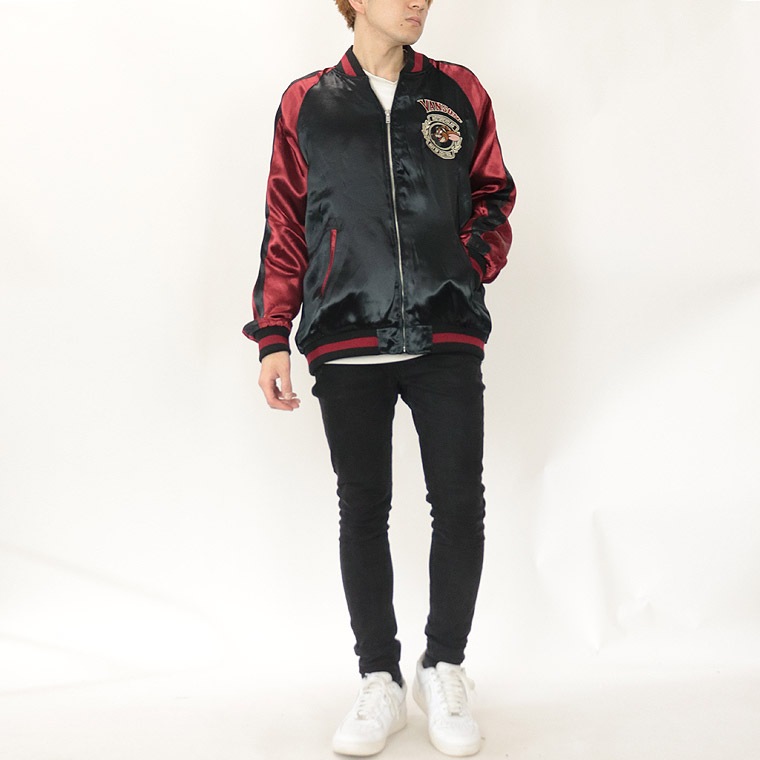 【TOM&JERRYコラボ】リバーシブル刺繍スカジャン