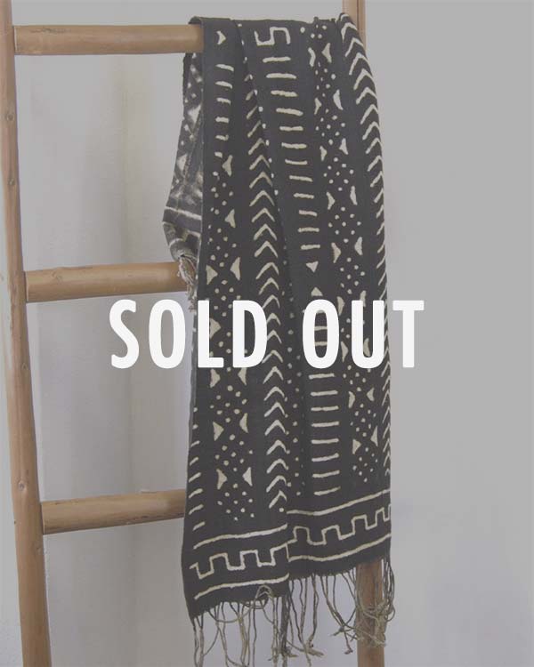 タペストリー アフリカン泥染（綿手織布） 2