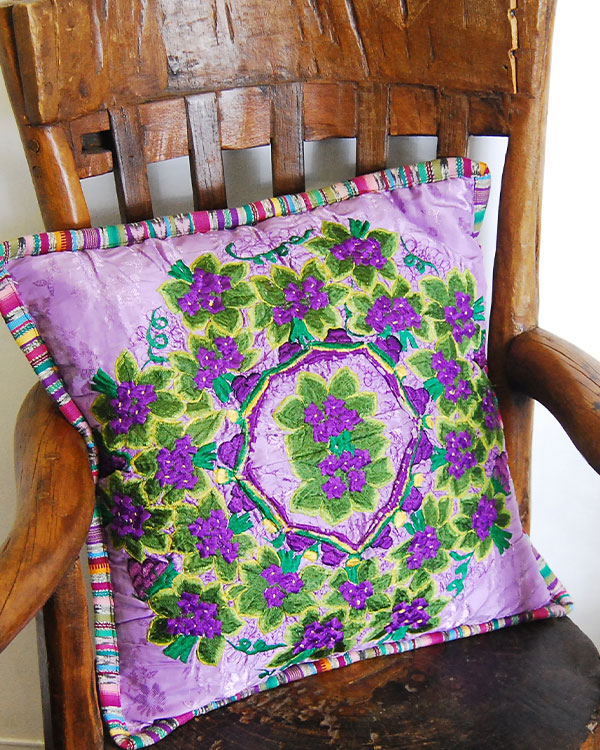 パープル２枚★ダマスク柄クッションカバー♡Rady好きな方 パープル2枚☆ダマスク柄クッションカバー♡Rady好きな方 楽天