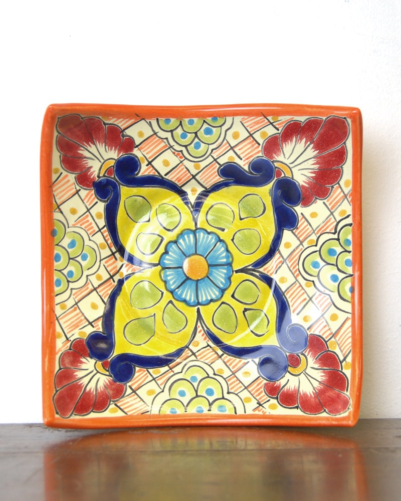 tesoro / セラミック四角皿 /オレンジ｜テソロ(tesoro)公式通販