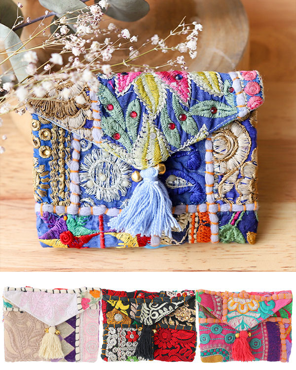 楽天市場】マルチクロス マルチカバー 手刺繍【インドのアップリケ