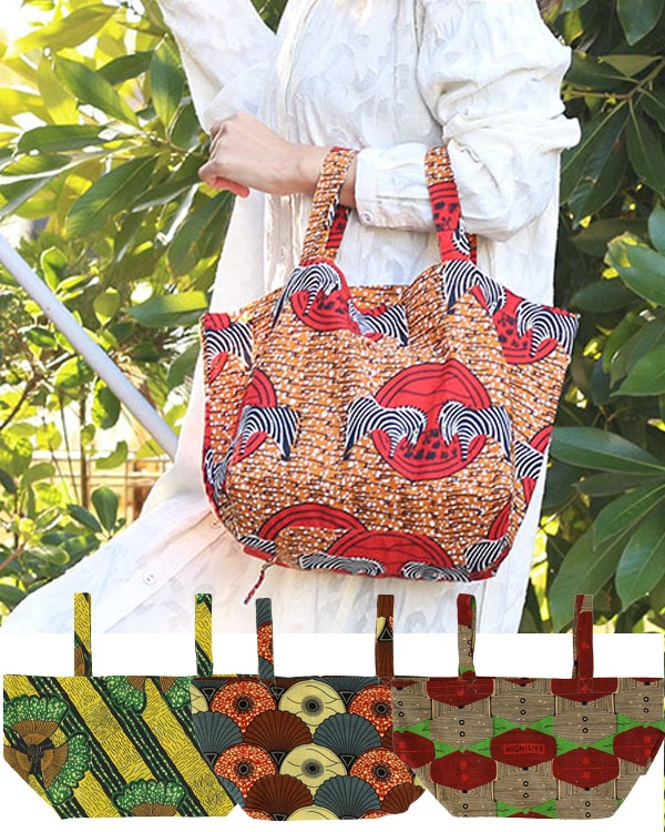 Instagram掲載＞エコバッグも派手にカラフルに＊