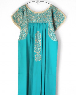 tesoro / サンアントニーノ刺繍ロングワンピース / ライトブルー|tesoro|ブランド