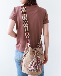 tesoro / ミサンガクロシェバッグ / サンドベージュ1|tesoro|ブランド