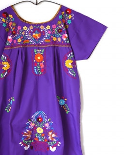 tesoro / メキシコ刺繍ワンピース / アメジスト2|ブランド
