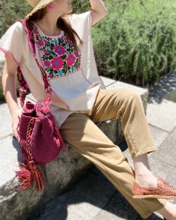 tesoro / オアハカ刺繍ウィピル / ダリア|ブランド