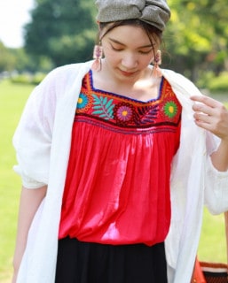 ≪20%OFF≫ tesoro / ロココ刺繍ブラウス / フレンチローズ|ブランド