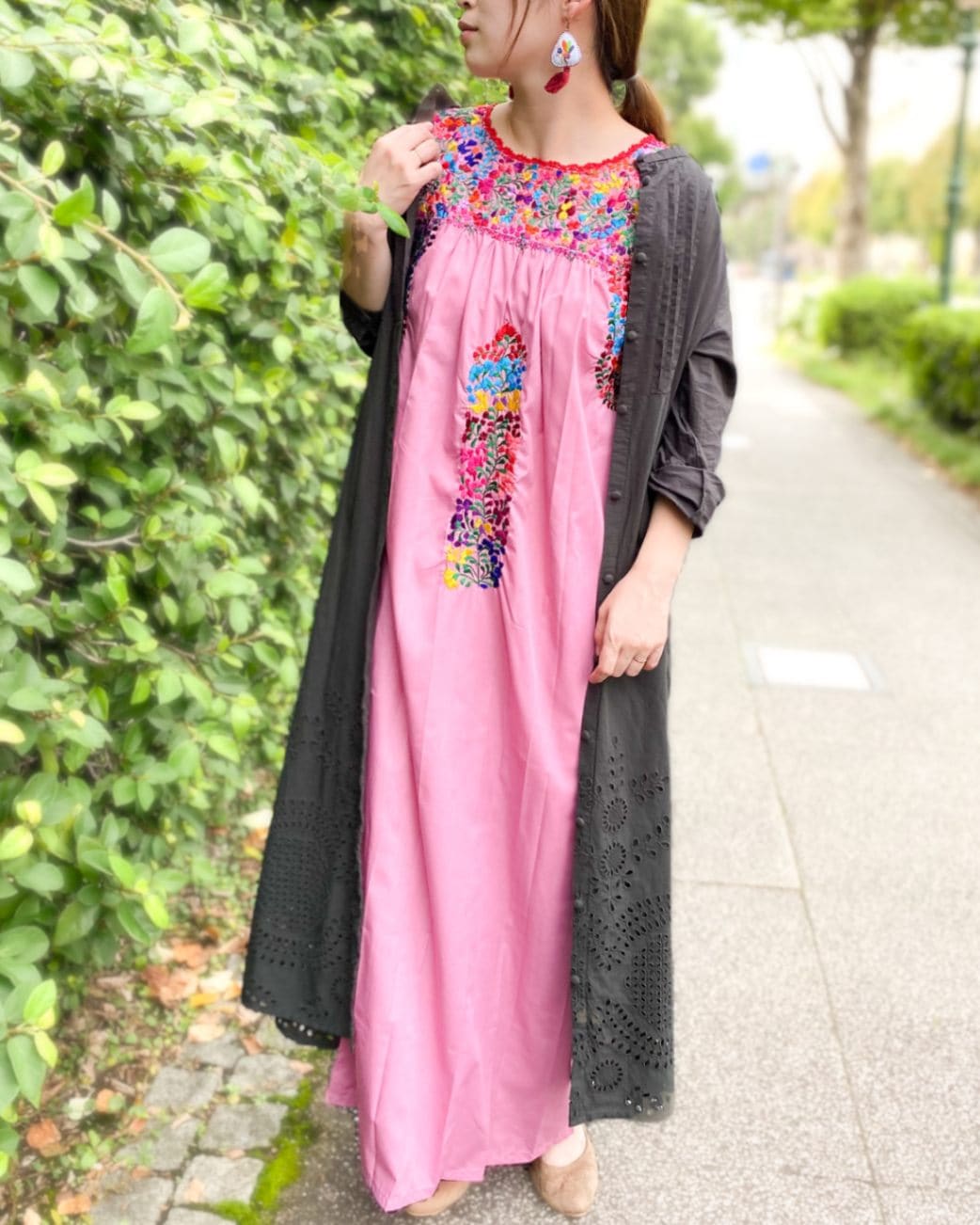 サンアントニーノ刺繍ワンピース