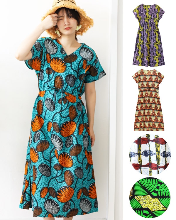 shanti / ワンピース アフリカンプリント｜テソロ(tesoro)公式通販