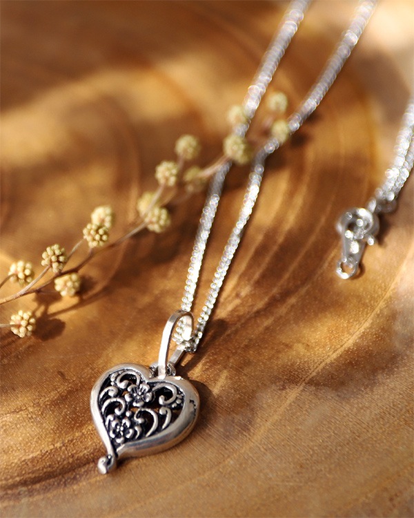 ビンテージ　メキシコ　graduated beads シルバー　ネックレス tesoro / メキシカンシルバーネックレス /コラソン [メール便