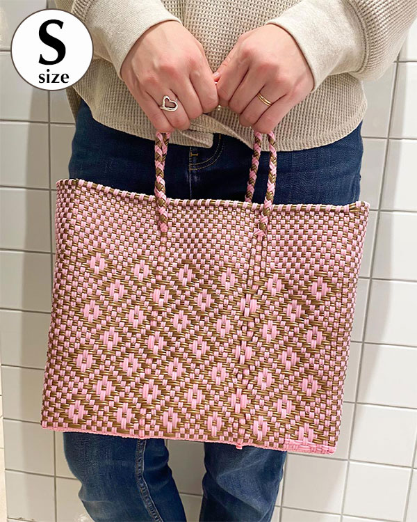 【冒険】メルカドバッグ/BLACK×PINK/メキシコ発 冒険】メルカドバッグ/BLACK×PINK/メキシコ発 - メルカリ