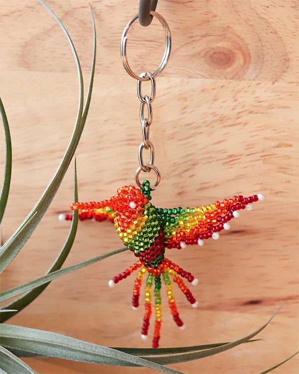 tesoro / ビーズキーホルダー / ハチドリA [メール便対象品