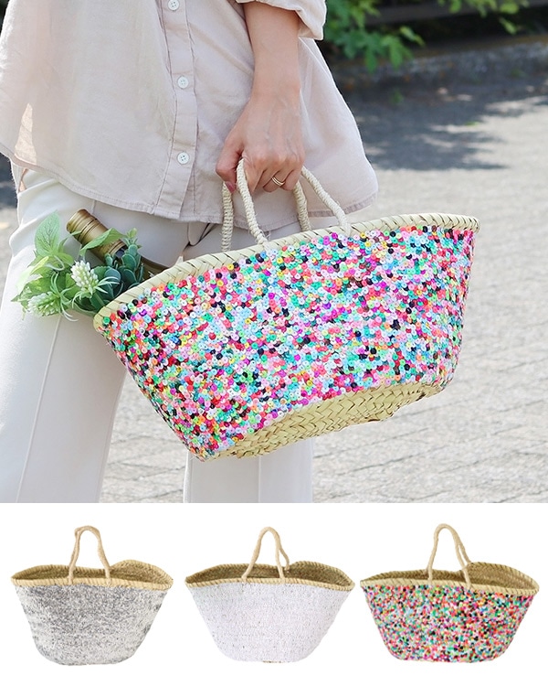 Polvere di stelle お花の かごバッグ 未使用タグ付き｜レディース