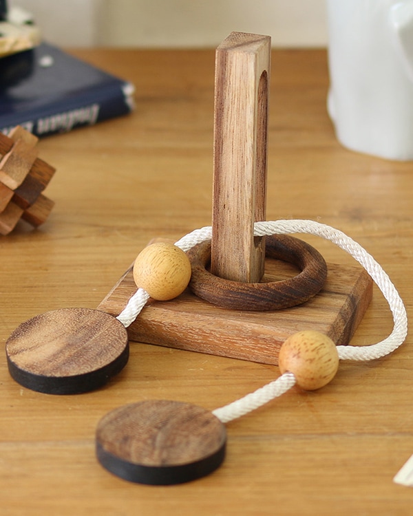 shanti / ウッドパズル 3D 知恵の輪｜テソロ(tesoro)公式通販