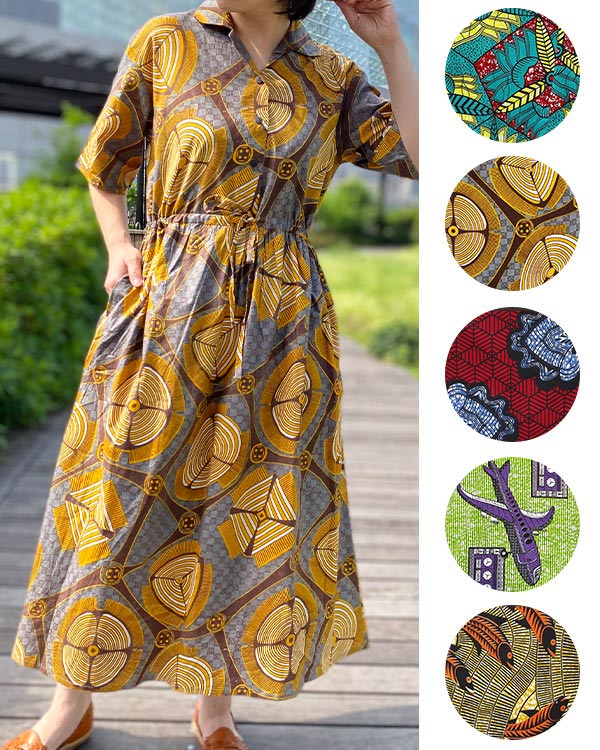 人気商品】shanti / ワンピース アフリカンプレーン｜テソロ(tesoro