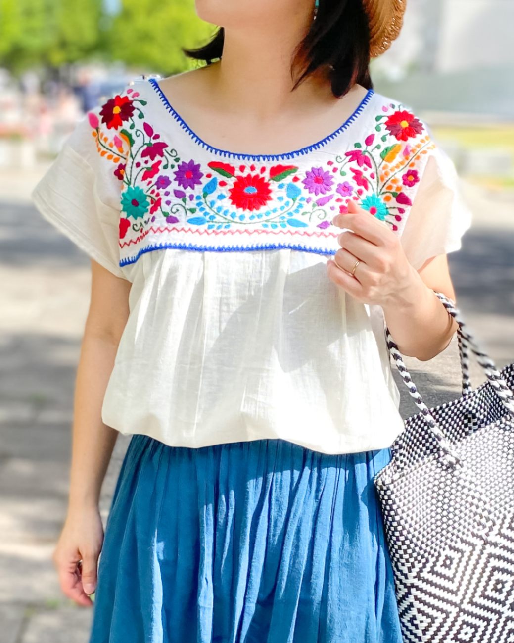 ●美品● メキシコ製 刺繍スモックブラウス ○美品○ メキシコ製 刺繍スモックブラウス - メルカリ