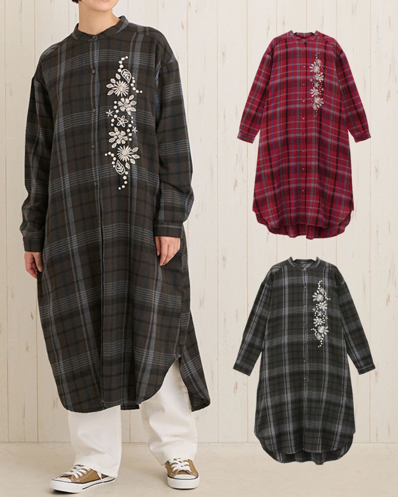 注目■TATRAS■人気 SONIATA シャツワンピース 国内発 すぐ届く 新作】shanti / シャツワンピース タータンチェック|テソロ