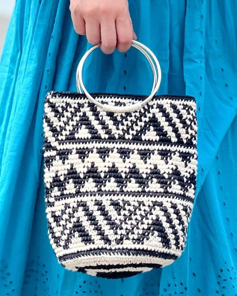 tesoro / remake・カラフルクロシェバッグS